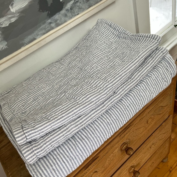 Schoolhouse Electric Diamond Ticking Quilt - Picture 2 of 2